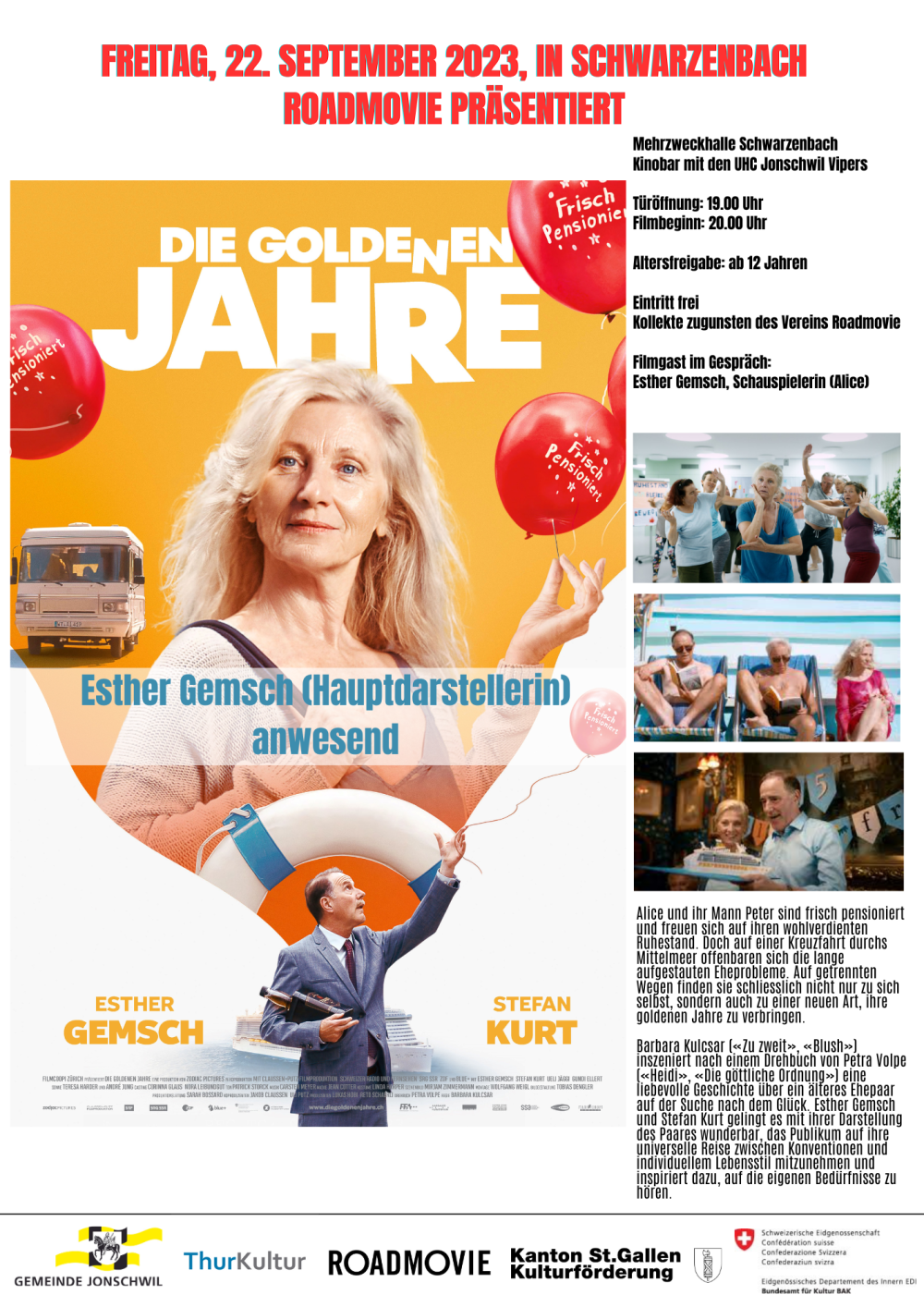 Roadmovie präsentiert Filmvorführung "Die goldenen Jahre" (1/1)